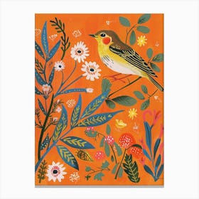 Spring Birds Chimney Swift 2 Canvas Print