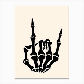 Skeleton Hand 1 Canvas Print