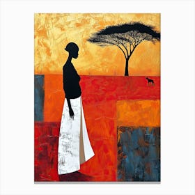 Celestial Dreams; Sahara Serenade, Africa Canvas Print