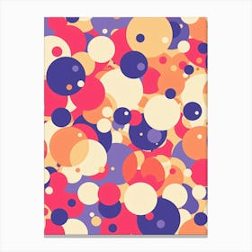 Abstract Bubbles Canvas Print