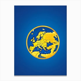 Europe - Screenshot Canvas Print