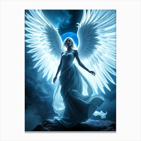 Angel Glow - Diverse Art Illustration 15 Canvas Print