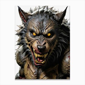 Werewolf at Fullmoon Canvas Print