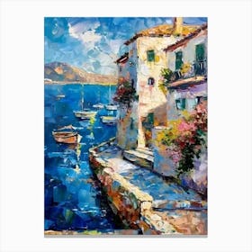 House On The Water Canvas Print