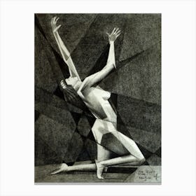 Art Deco Nude - 16-09-22 Canvas Print