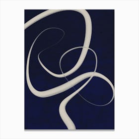 White Wave No 9 Canvas Print