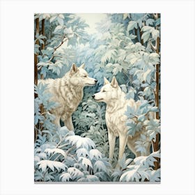 Wolf Pack Scenery 2 Canvas Print