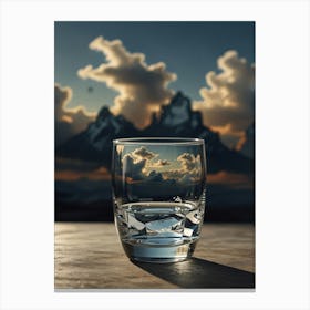 Glass Of Water 3 Canvas Print