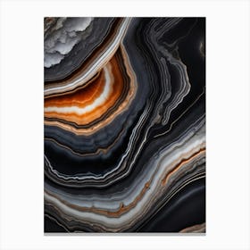 Abstract Agate Canvas Print