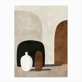 Narvik Stone Park Bauhaus Minimalist Canvas Print