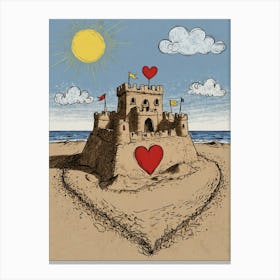 Sand Castle 4 Canvas Print