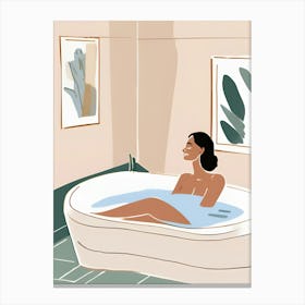 Bathing Woman 1 Canvas Print