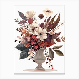 Flowers In A Vase 56 Canvas Print