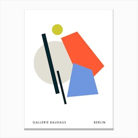 Bauhaus Exhibition Poster 8 Canvas Print