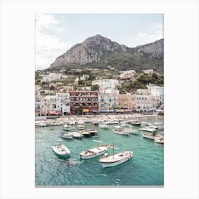 Capri Island Landscape Canvas Print