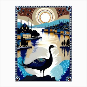 Turkish Swan Canvas Print
