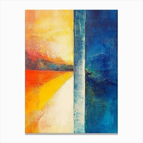 Highly Textured Abstract Painting Canvas Print