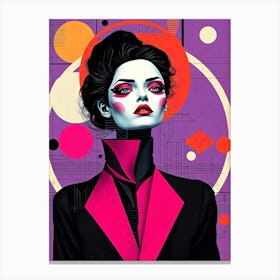 Sexy Woman Illustration Canvas Print