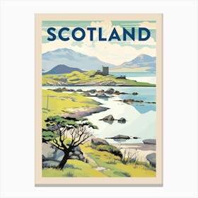 Scotland Vintage Travel Poster Canvas Print