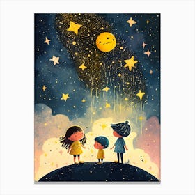 Starry Night Children's 2 Canvas Print