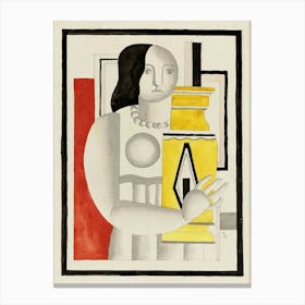 Fernand Léger Femme Au Vase (1925) Canvas Print