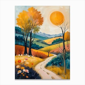 Road To The Sun 1 Canvas Print