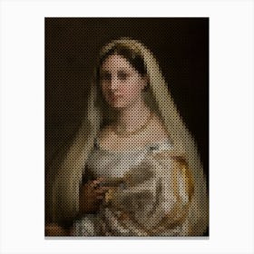 Woman With A Veil Raphael Canvas Print