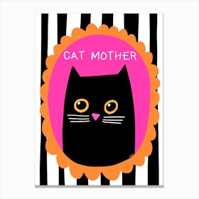 Cat Mother Canvas Print