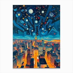 New York City Skyline 11 Canvas Print