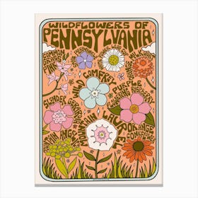 Pennsylvania Wildflowers Canvas Print