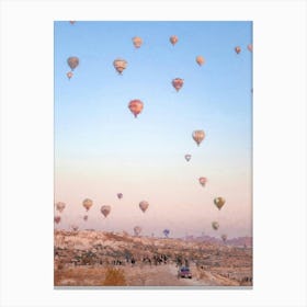 Air Balloons, Oil Painting Canvas Print