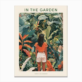 In The Garden Poster Harry P Leu Gardens Usa 4 Canvas Print