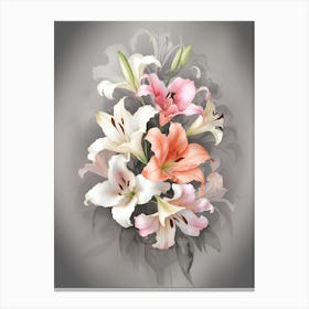 Lily Bouquet 4 Canvas Print