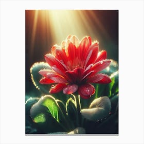 Red Flower 1 Canvas Print