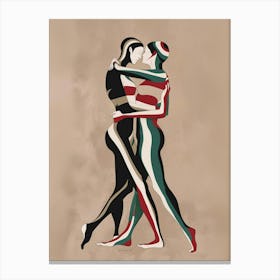 Kiss Dancing Canvas Print