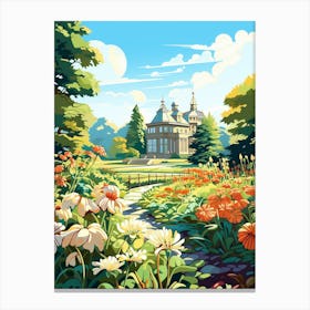 Montreal Botanical Garden Canada Illustration 2  Canvas Print