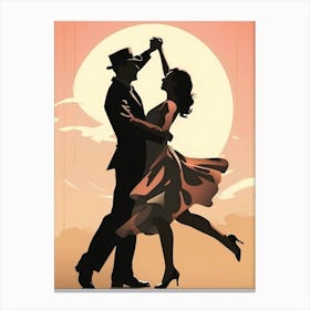 Tango Dancers Canvas Print