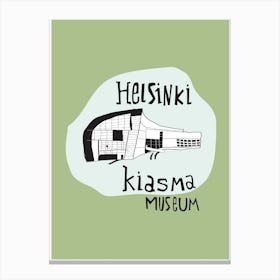 Kiasma Helsinki Canvas Print