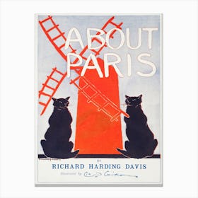 About Paris (1895) Print In High Resolution, Edward Penfield Canvas Print