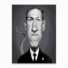 H P Lovecraft Canvas Print