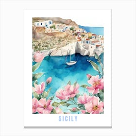 Italy Poster Canvas Print