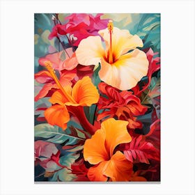 Hawaiian Blooms Canvas Print