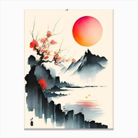 Asian Painting Canvas Print