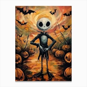 Nightmare Before Christmas Canvas Print