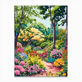 Barnes Common London Parks Garden 1 Painting Canvas Print