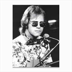 Elton John File Photos Canvas Print