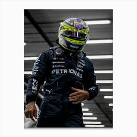 Lewis Hamilton, Mercedes Amg F1 Canvas Print