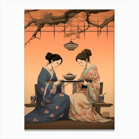 Tea Ceremony Japanese Style 6 Canvas Print