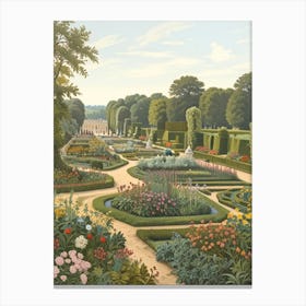 Garden At Versailles Canvas Print