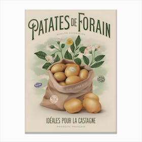 Fairground Potatoes Canvas Print